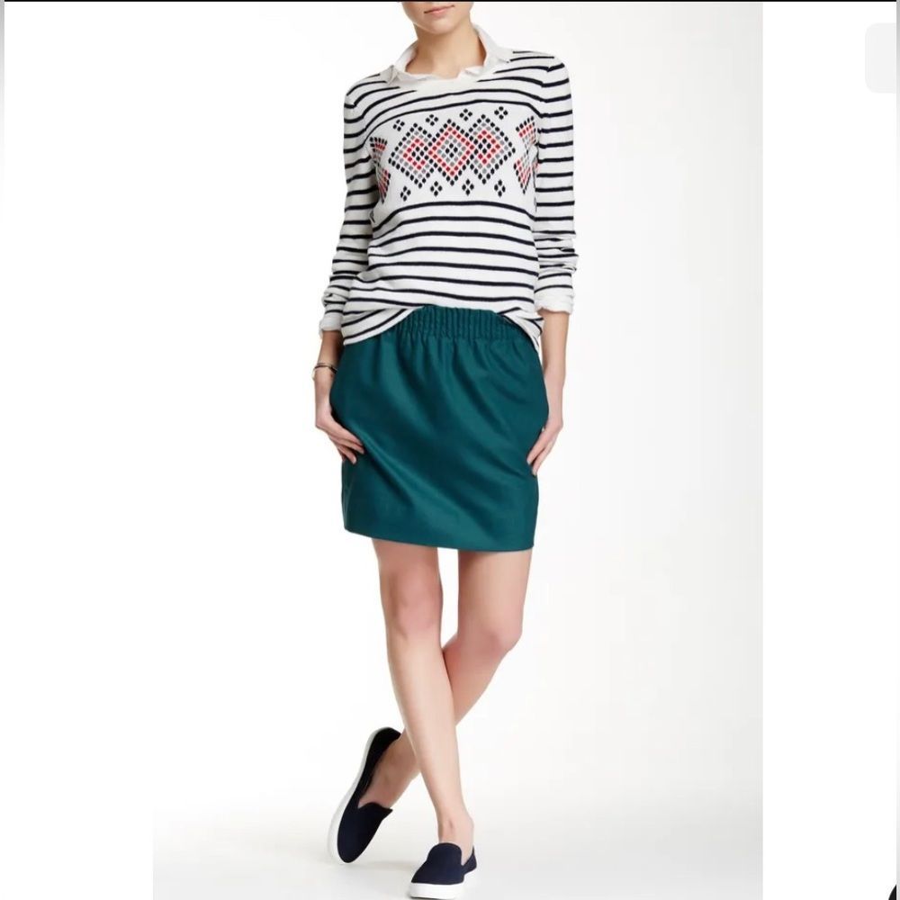 *5 for $20* J. Crew Teal Mini Skirt